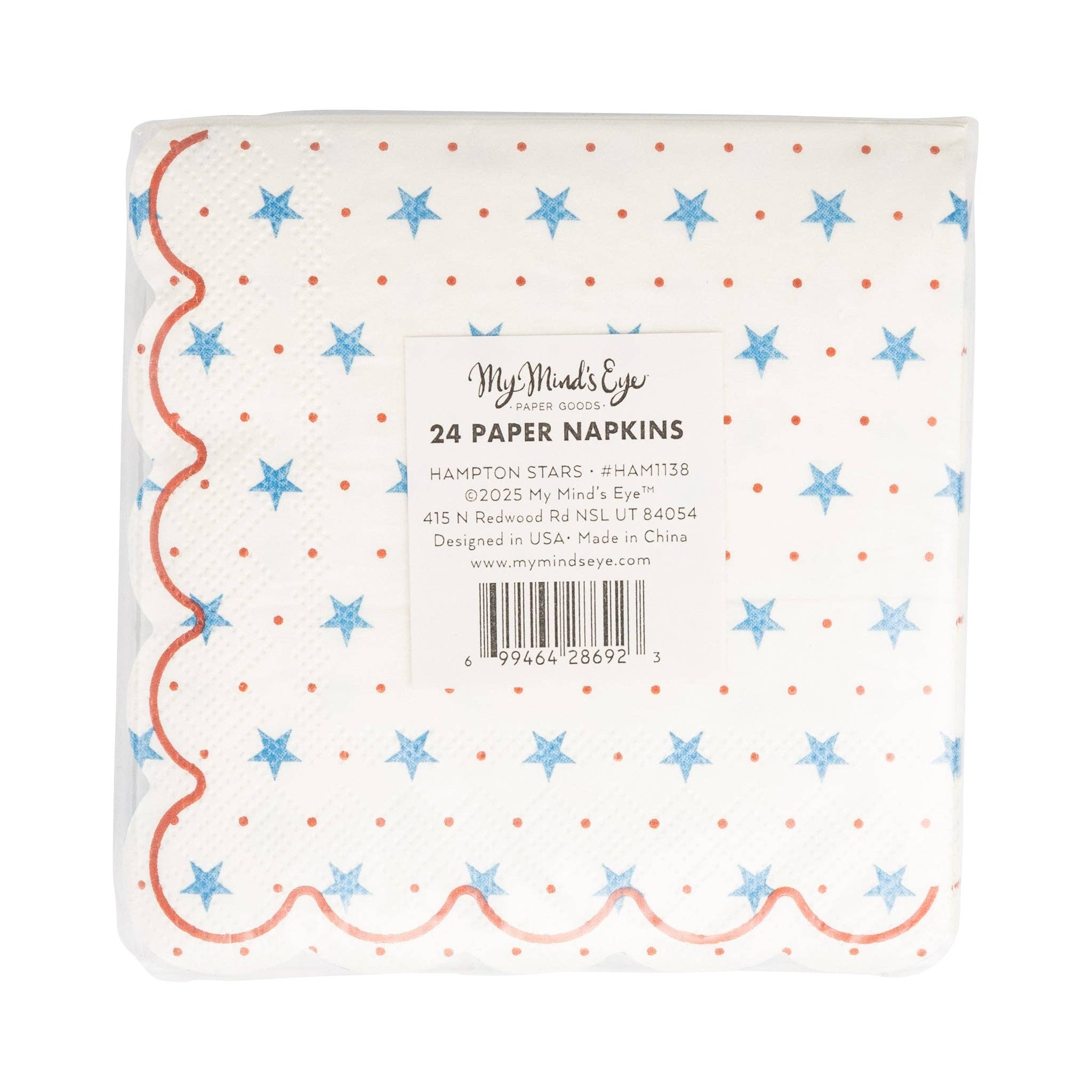 Hamptons Petite Stars Cocktail Paper Napkins