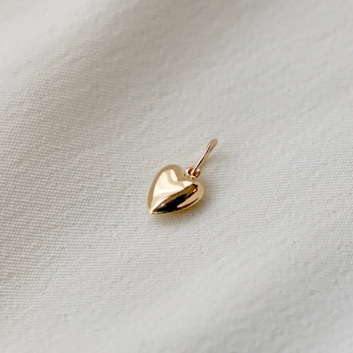 Mini Heart Charm Gold