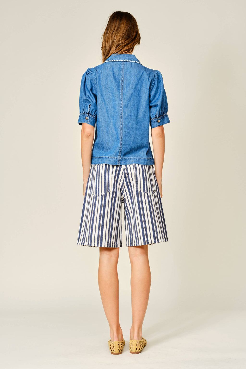 Stripe Barrel Shorts