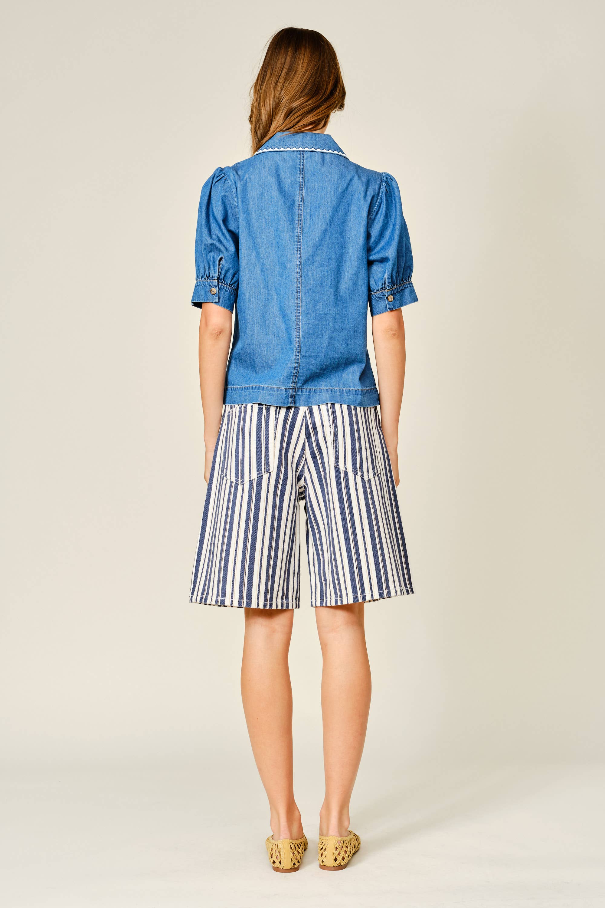 Stripe Barrel Shorts