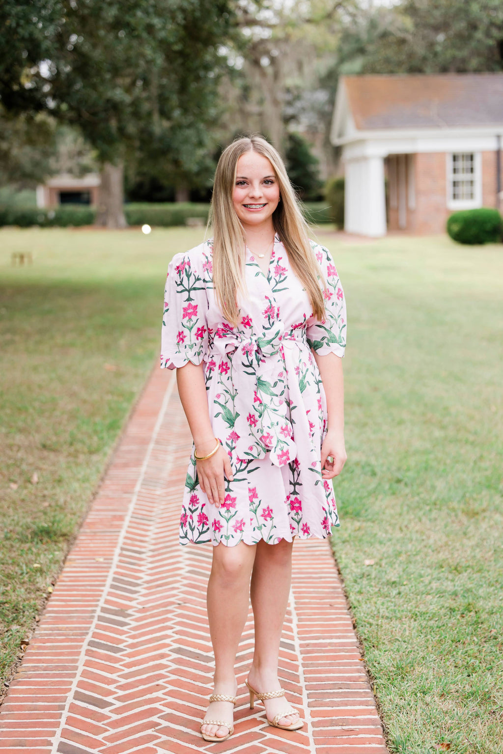 Rose D' Iris Grace Resort Floral Mini Dress