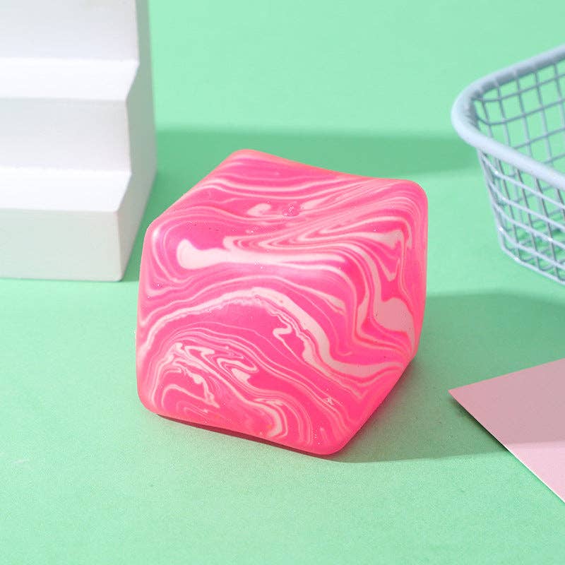 Marble Ice Cube Squishy Stress Relief Toy