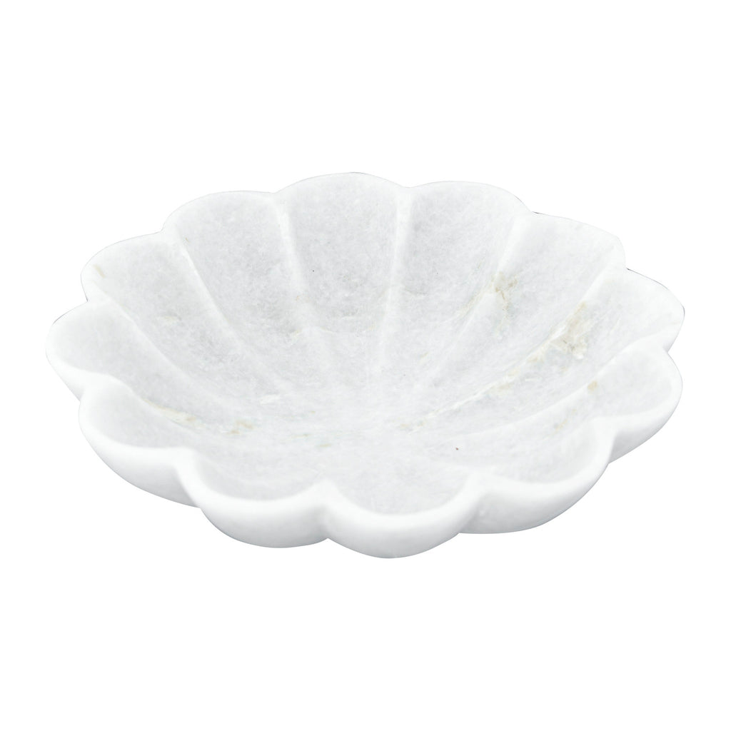 Marble Flower Shaped Dish