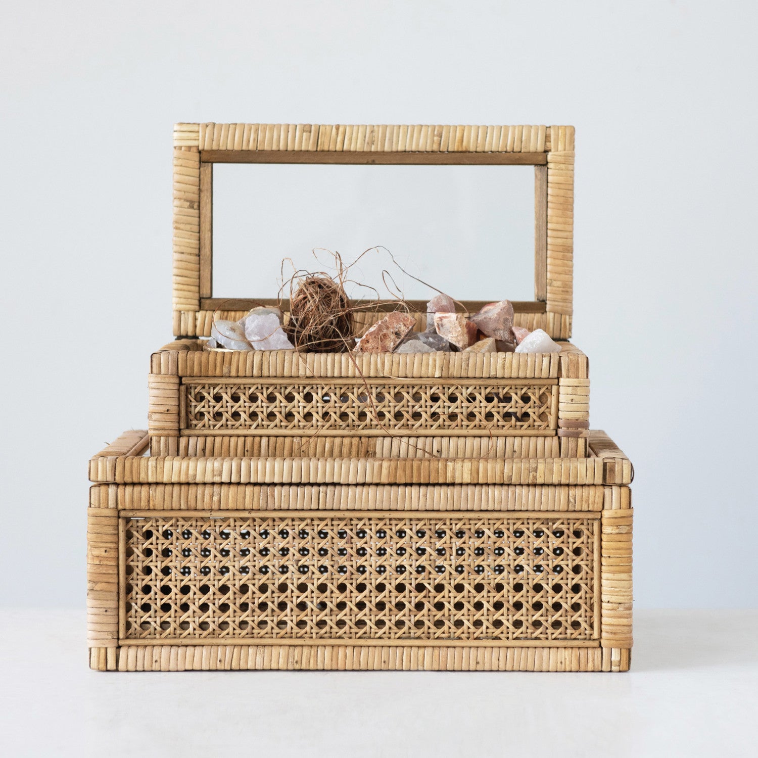 Rattan Display Box