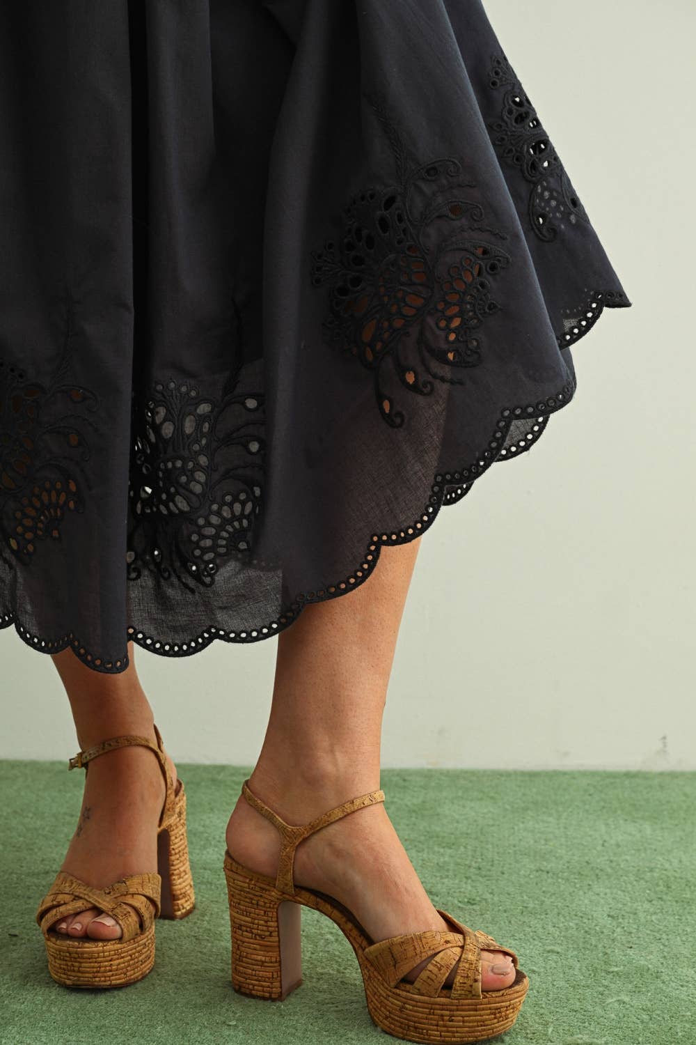 Embroidered Full Skirt