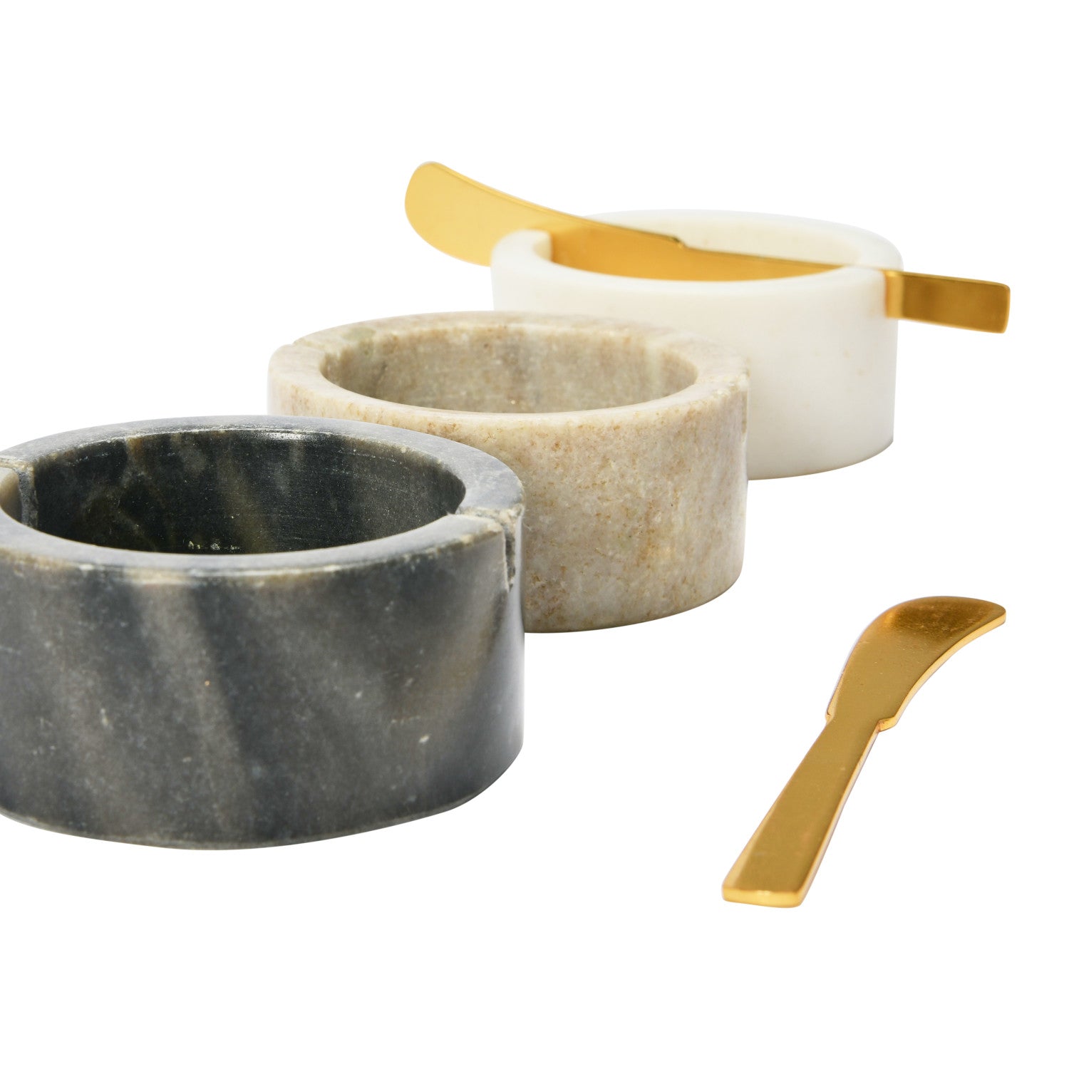Marble Bowl with Knife