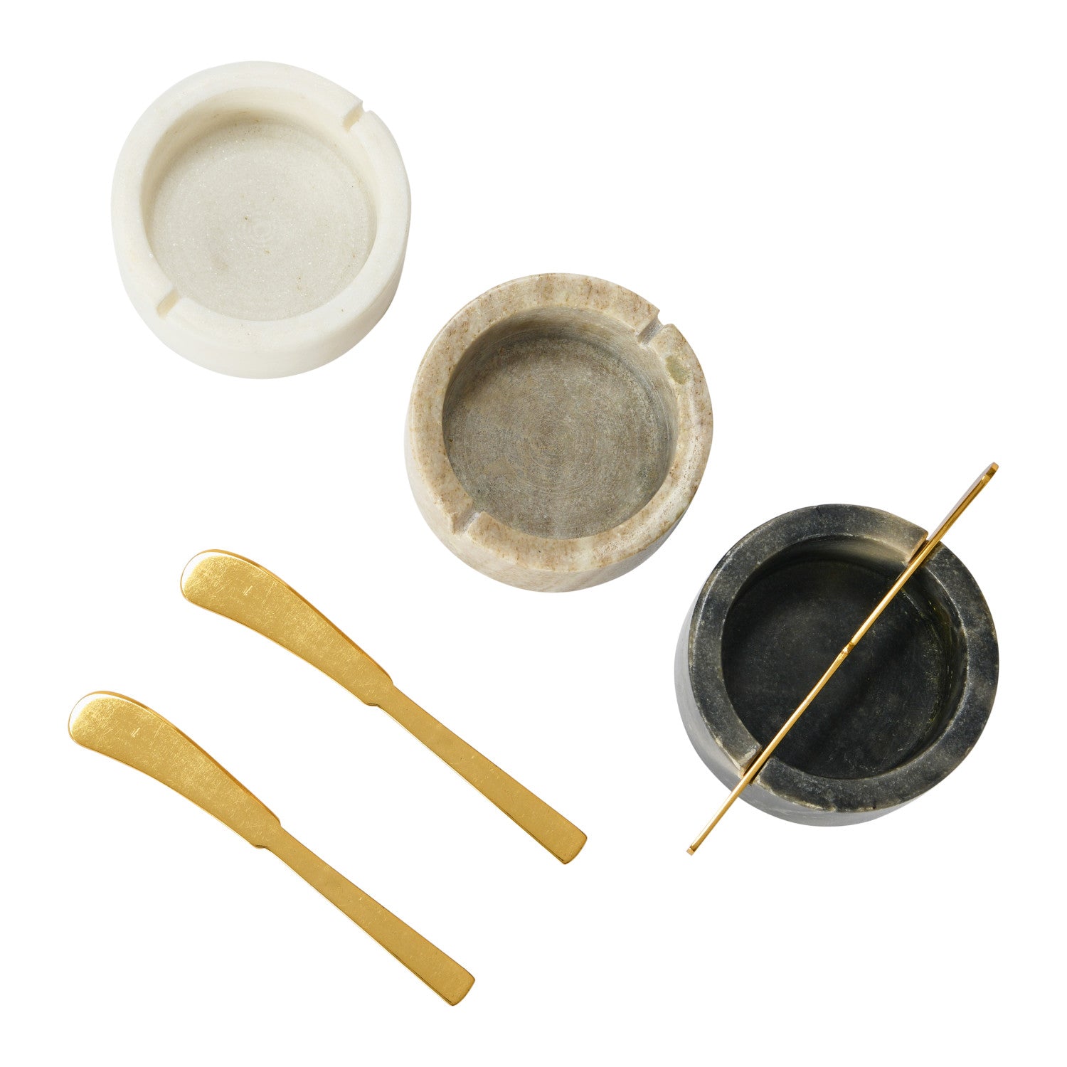 Marble Bowl with Knife