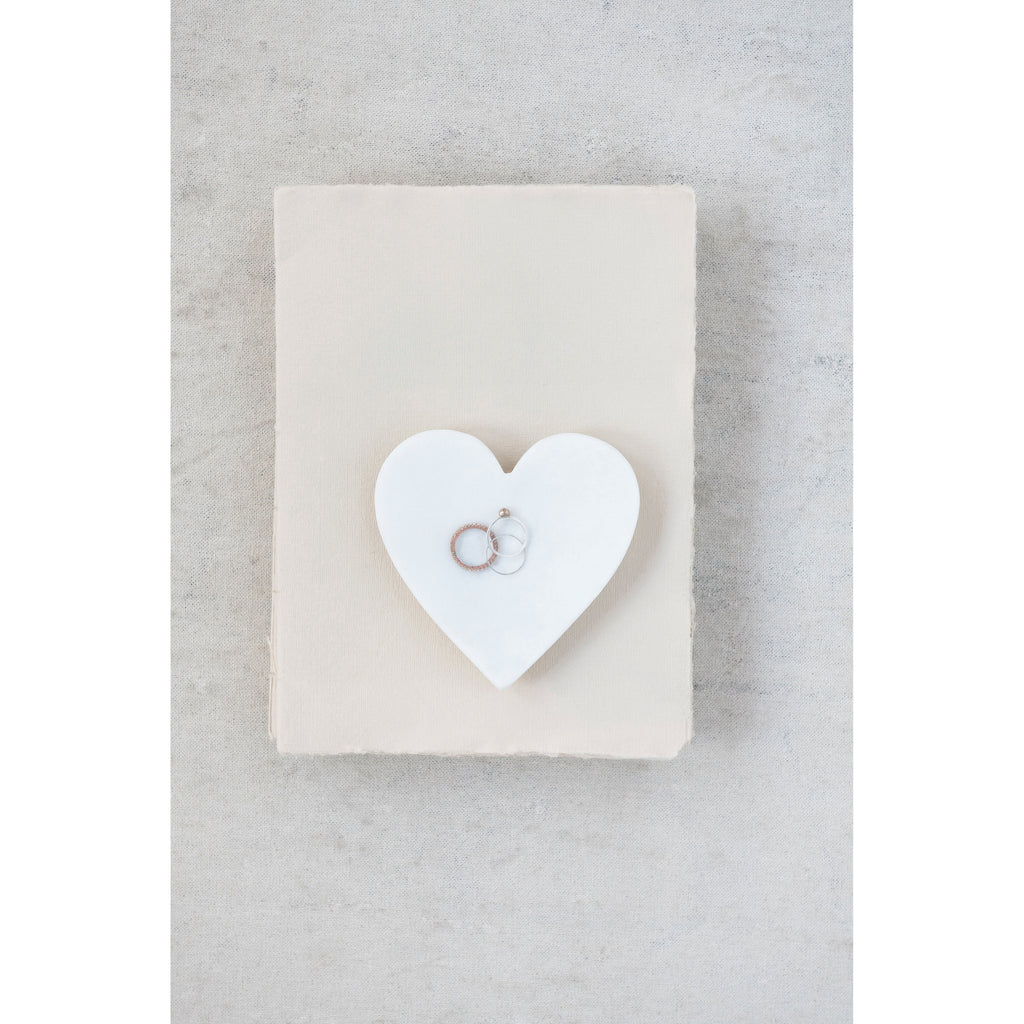 Marble Heart Tray