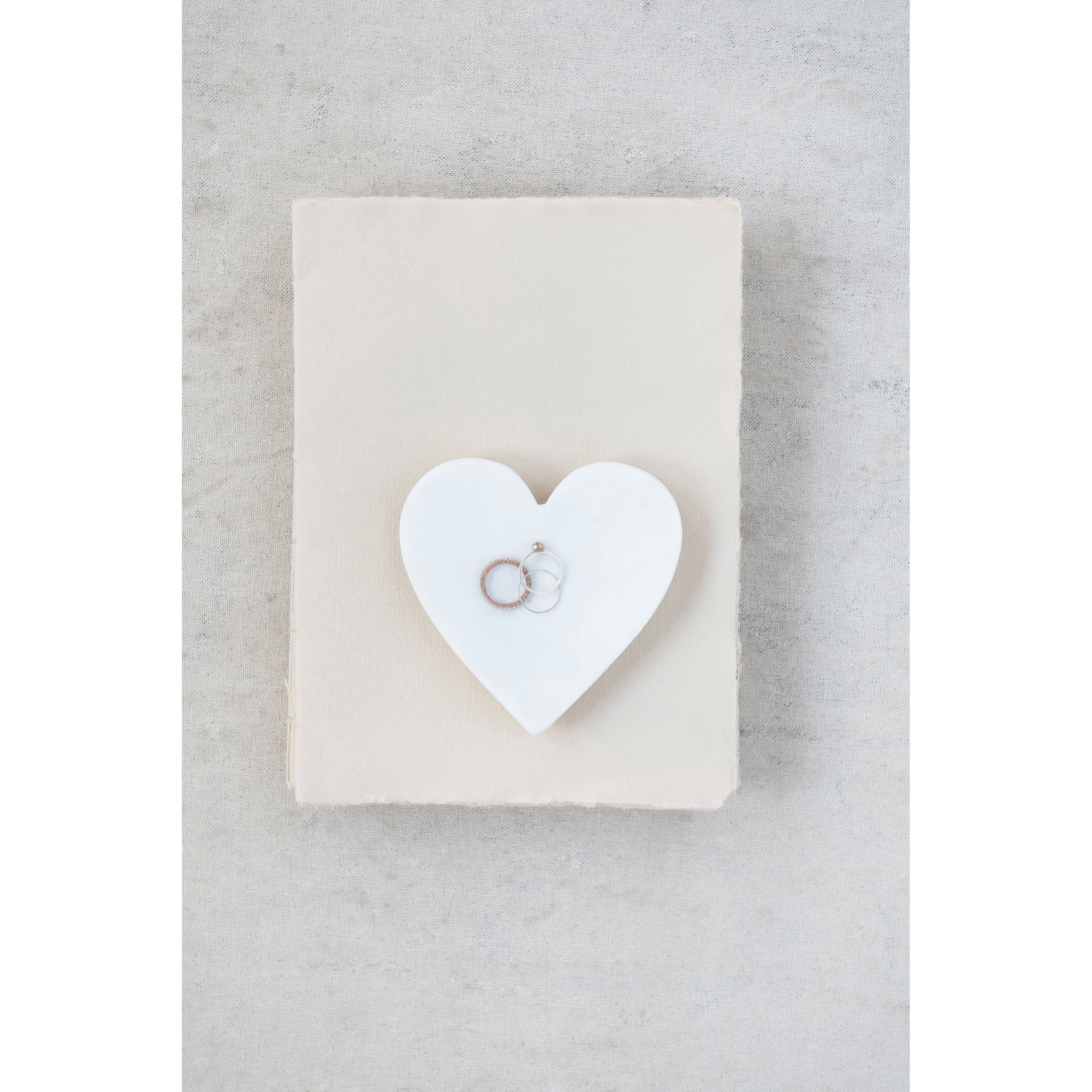 Marble Heart Tray