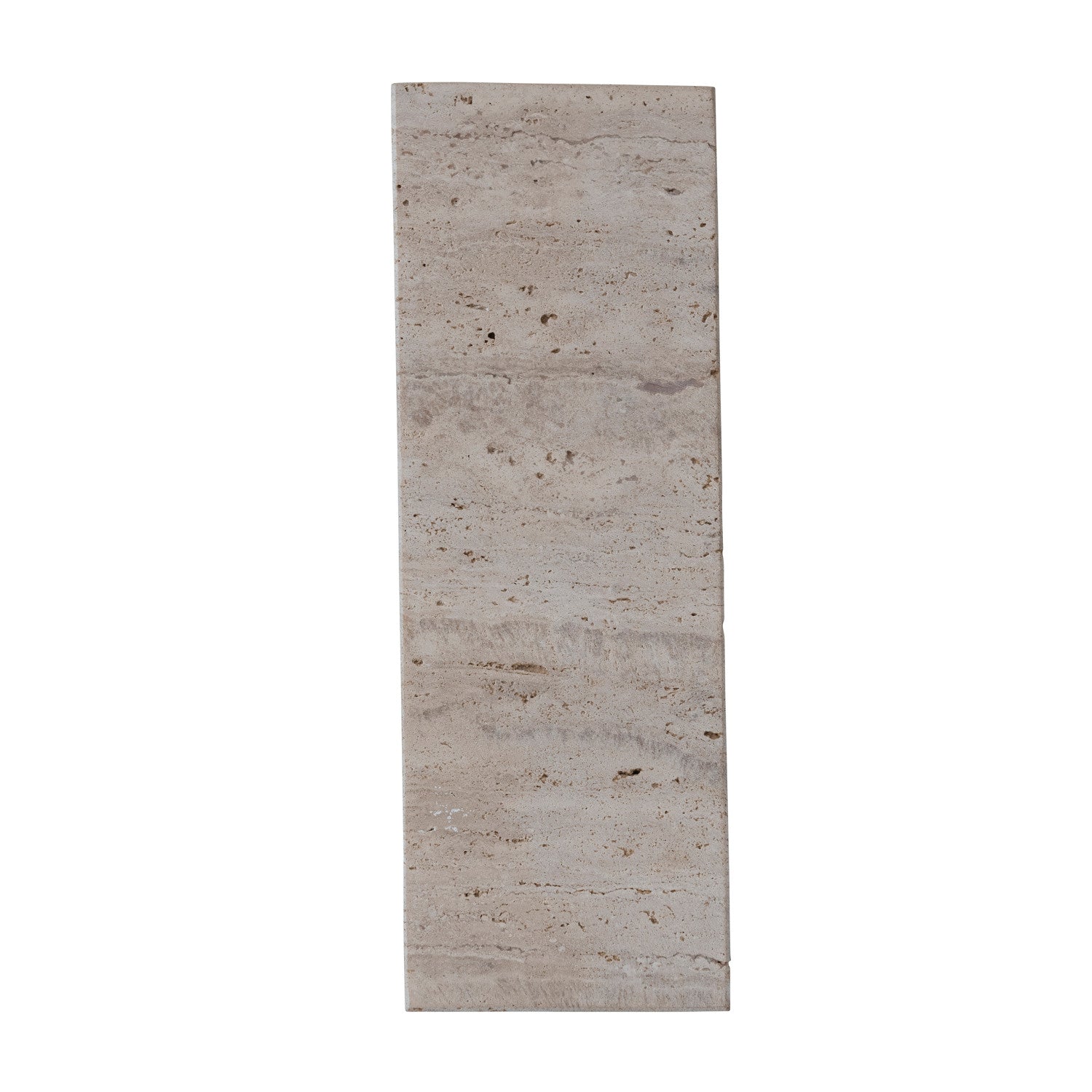 Stone Travertine Footed Serving Board