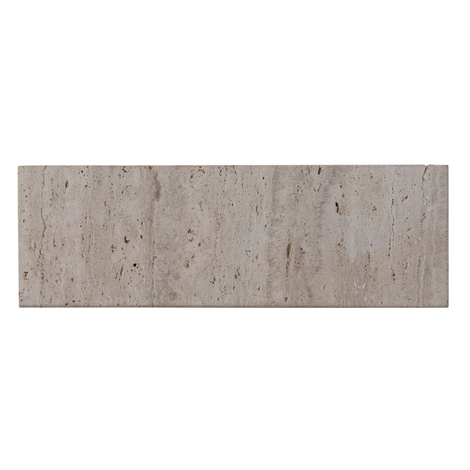 Stone Travertine Footed Serving Board