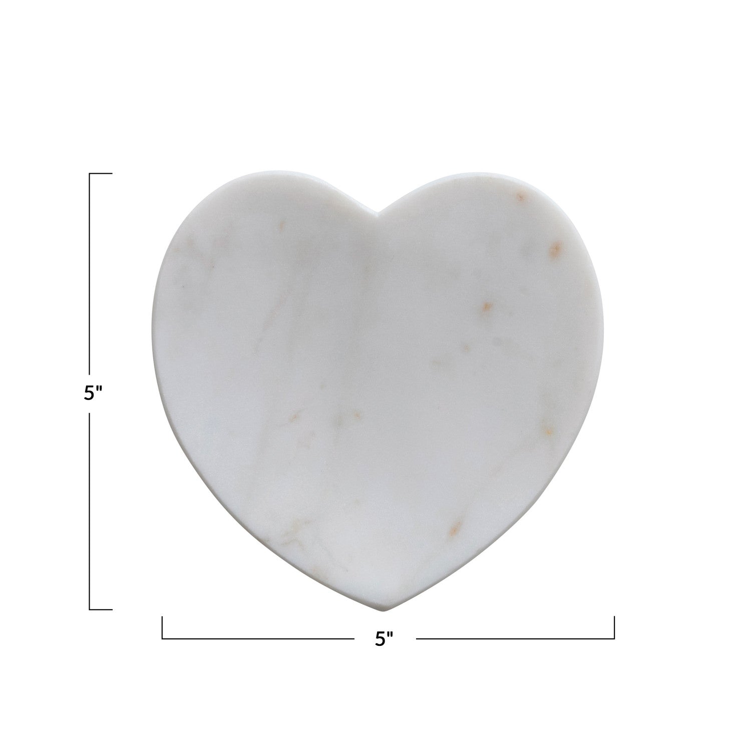 Marble Heart Shaped Dish
