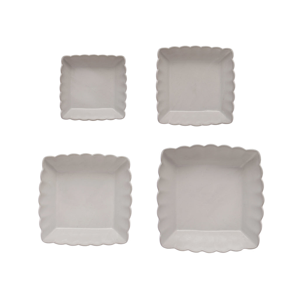 Scalloped Serving Dish