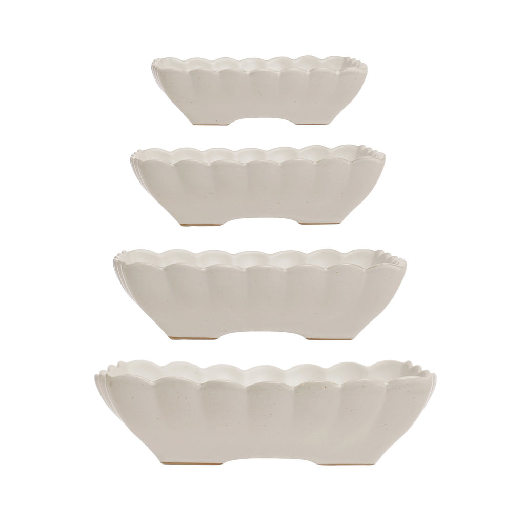 Scalloped Serving Dish
