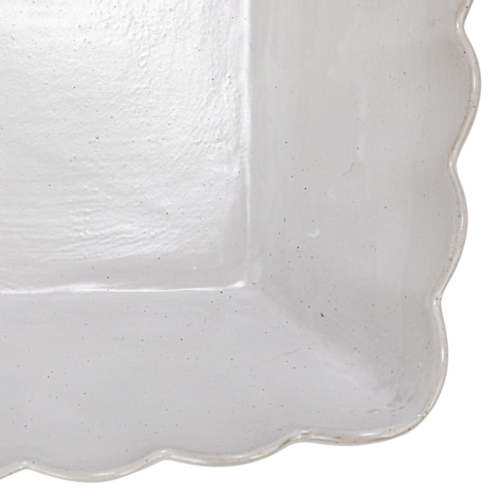 Scalloped Serving Dish