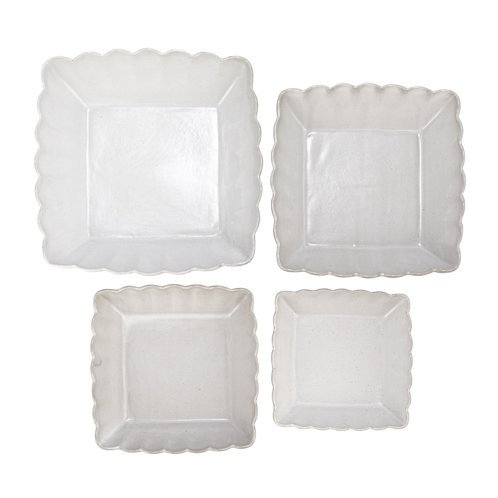 Scalloped Serving Dish