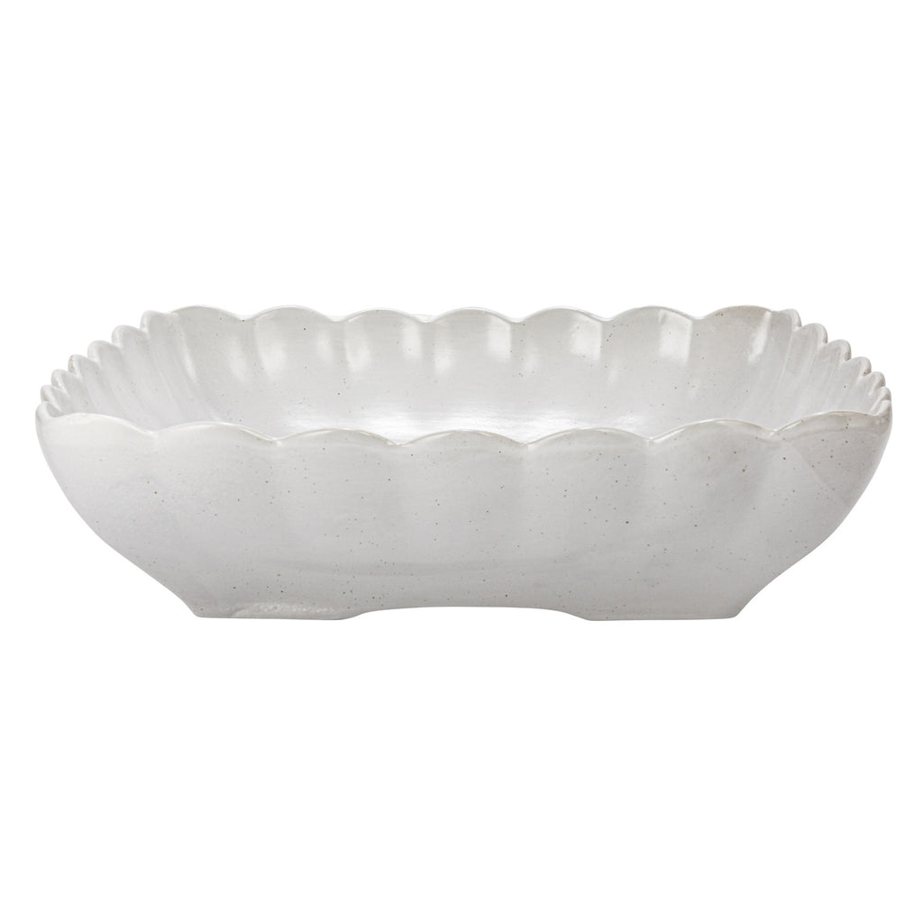 Scalloped Serving Dish