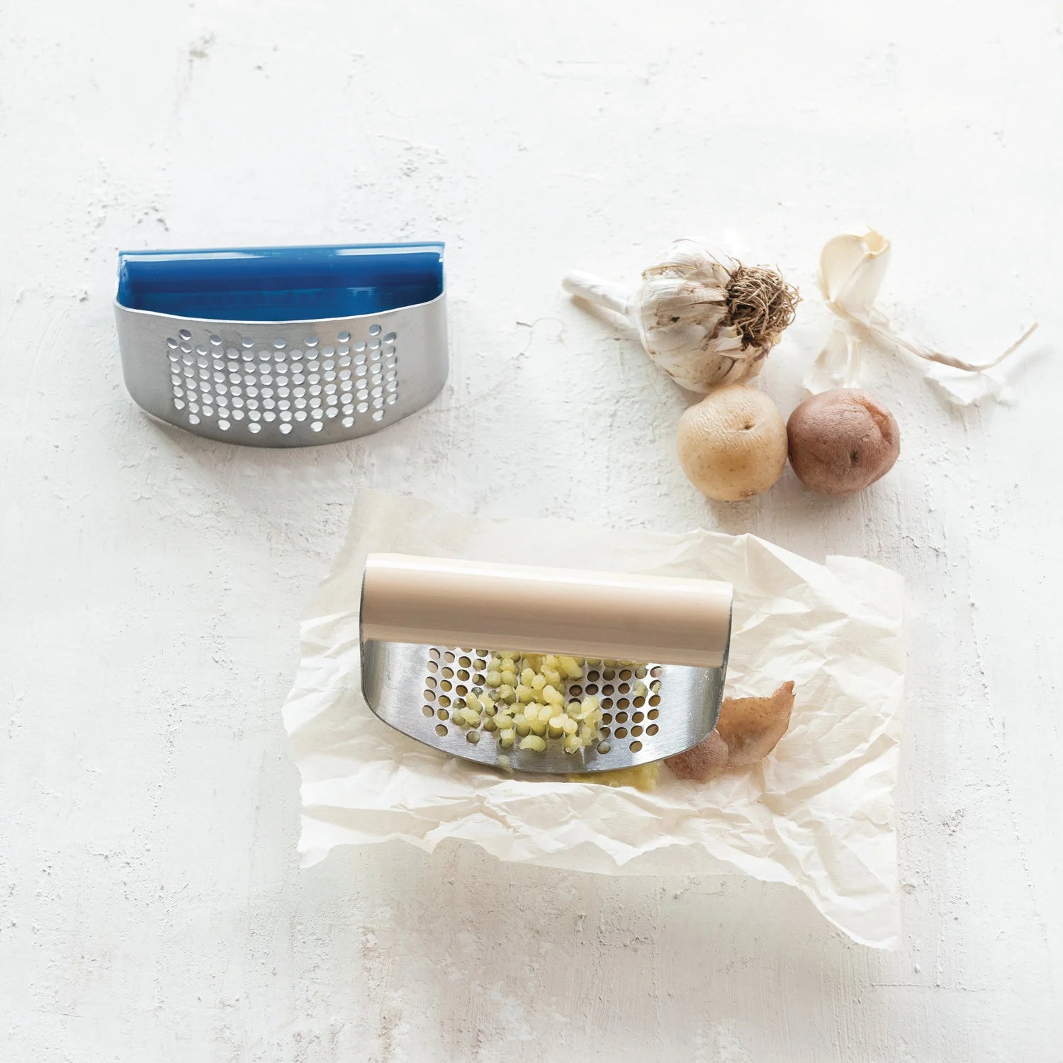 Stainless Steel Garlic Press