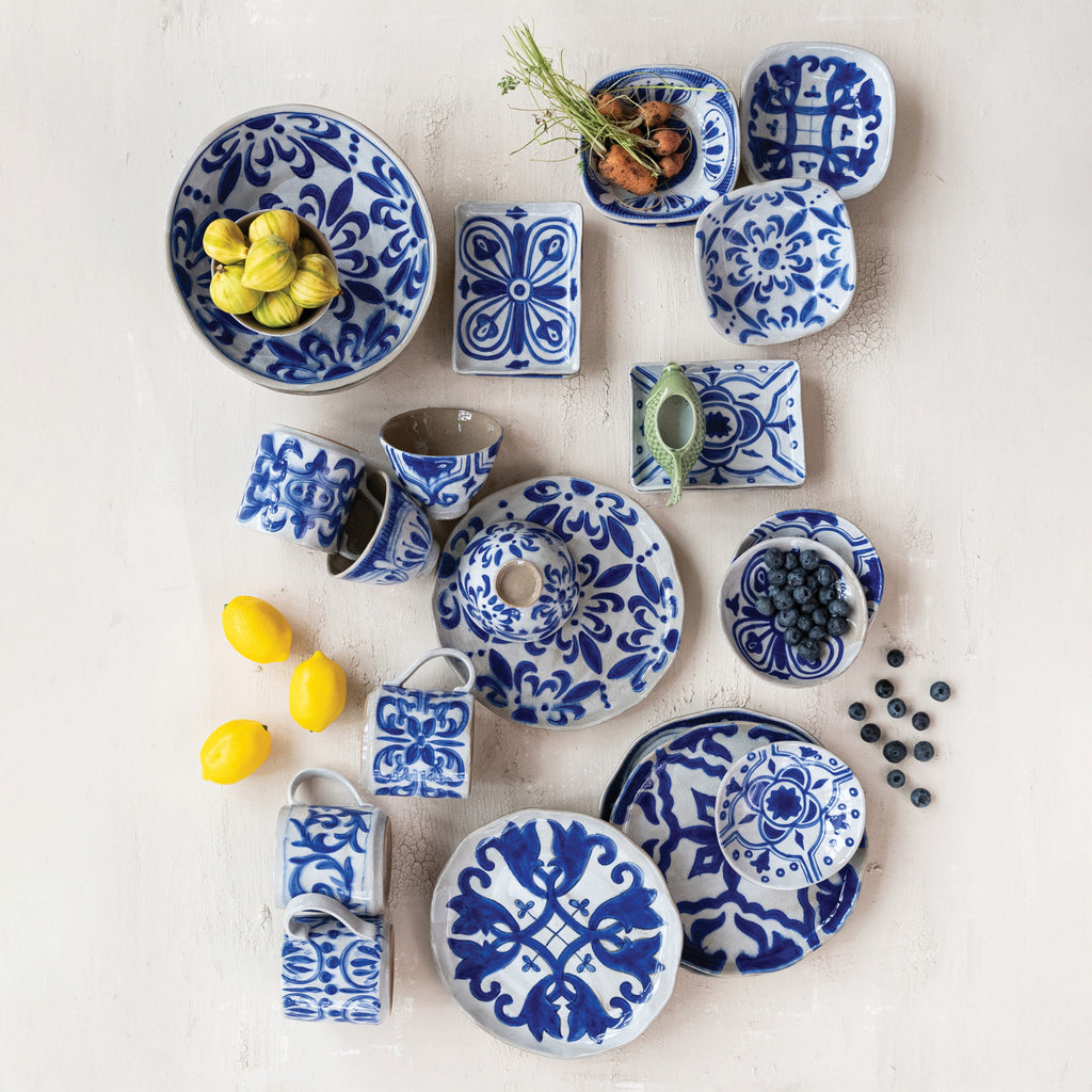 Blue & White Crackle Teacup Bowl