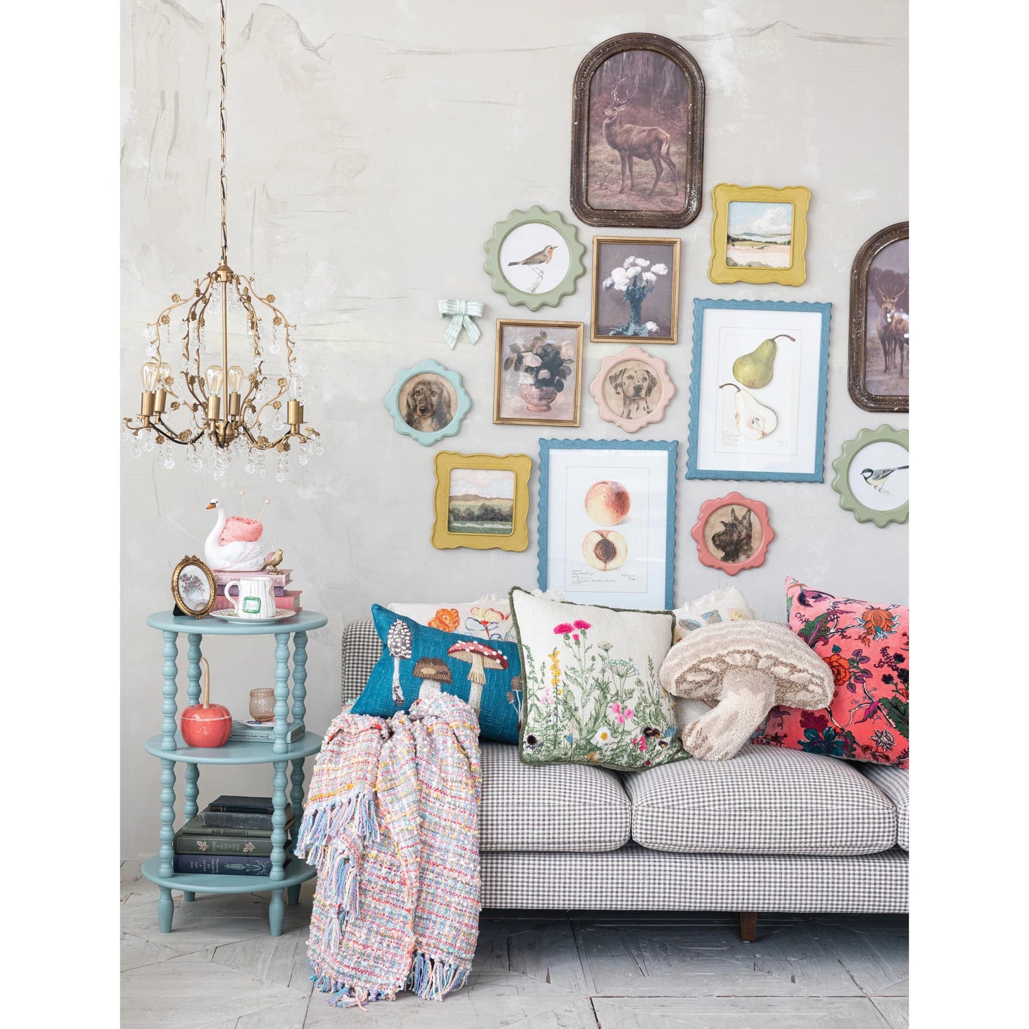 Heirloom Blue Wood Table