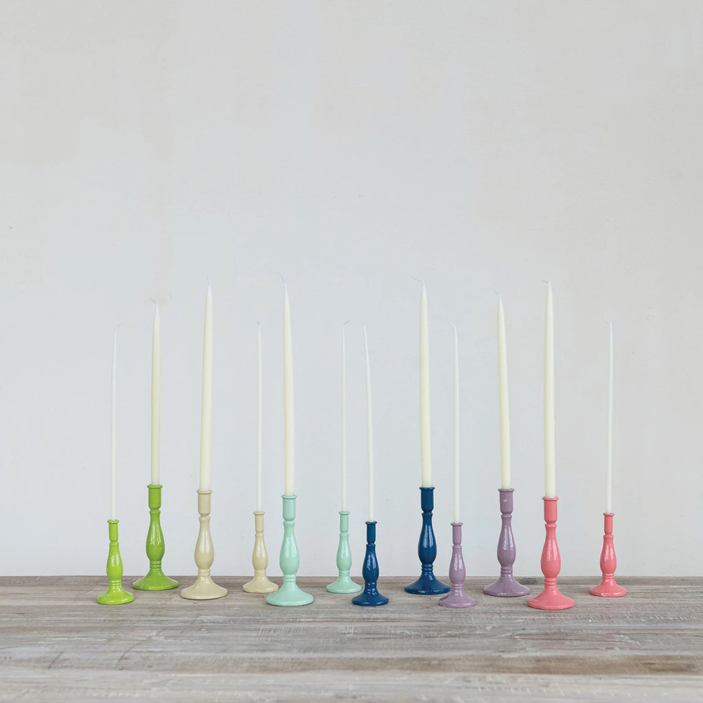 Colorful Cast Iron Taper Holder