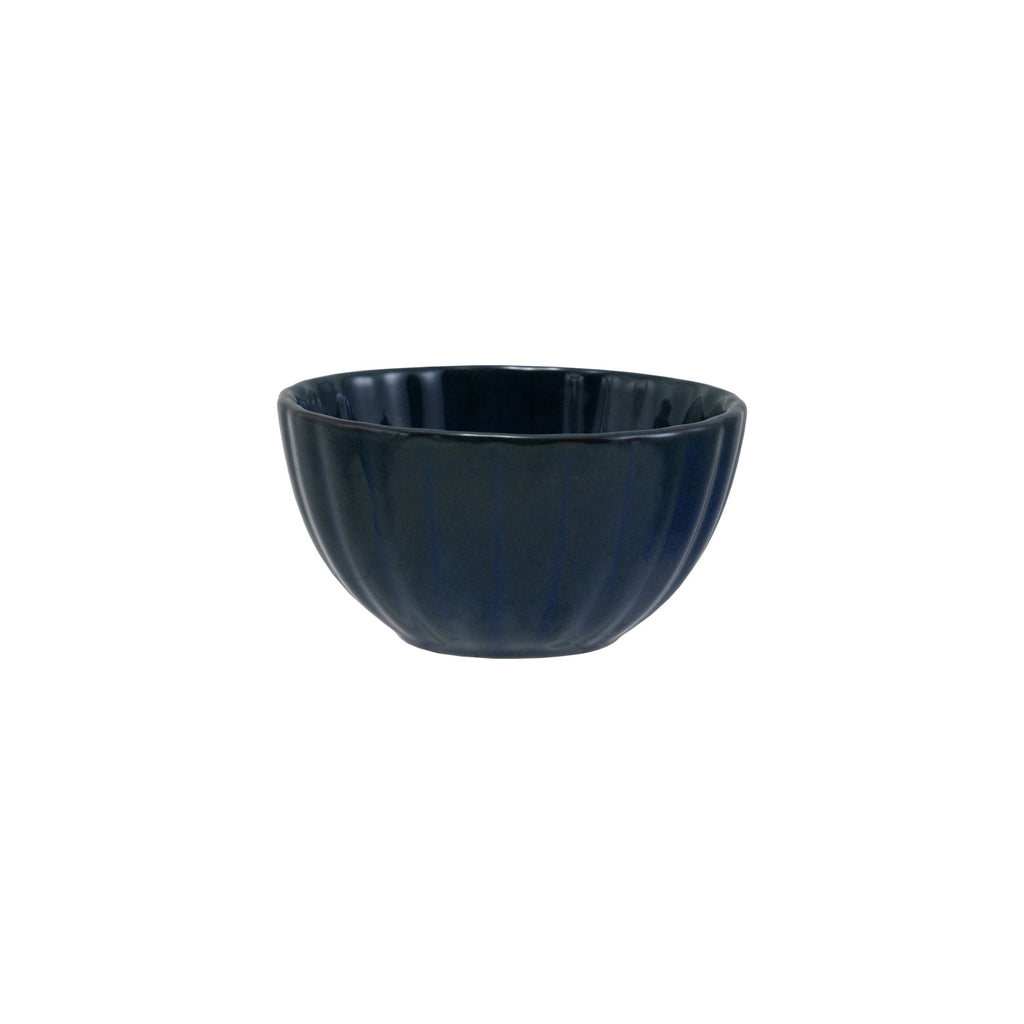 Navy Ribbed Bowl