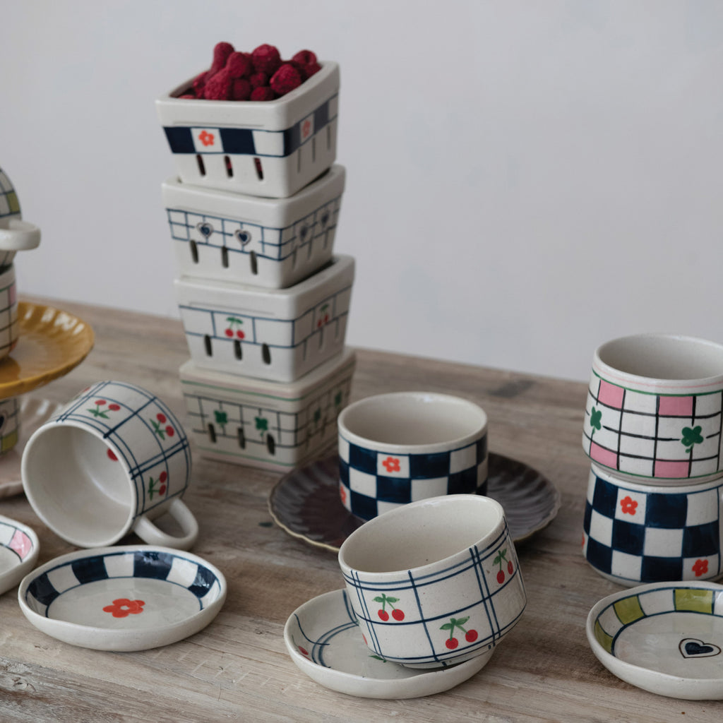 Pattern Berry Basket Bowl