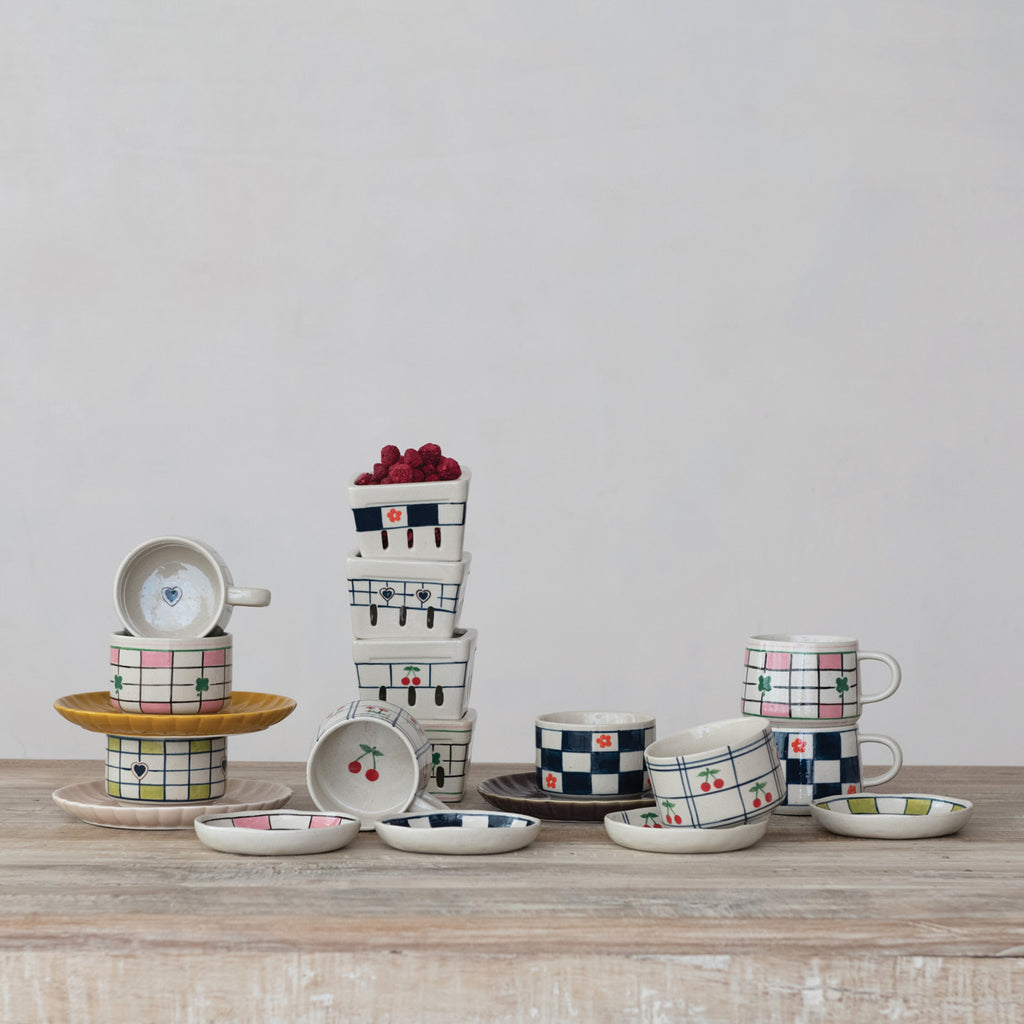 Pattern Berry Basket Bowl