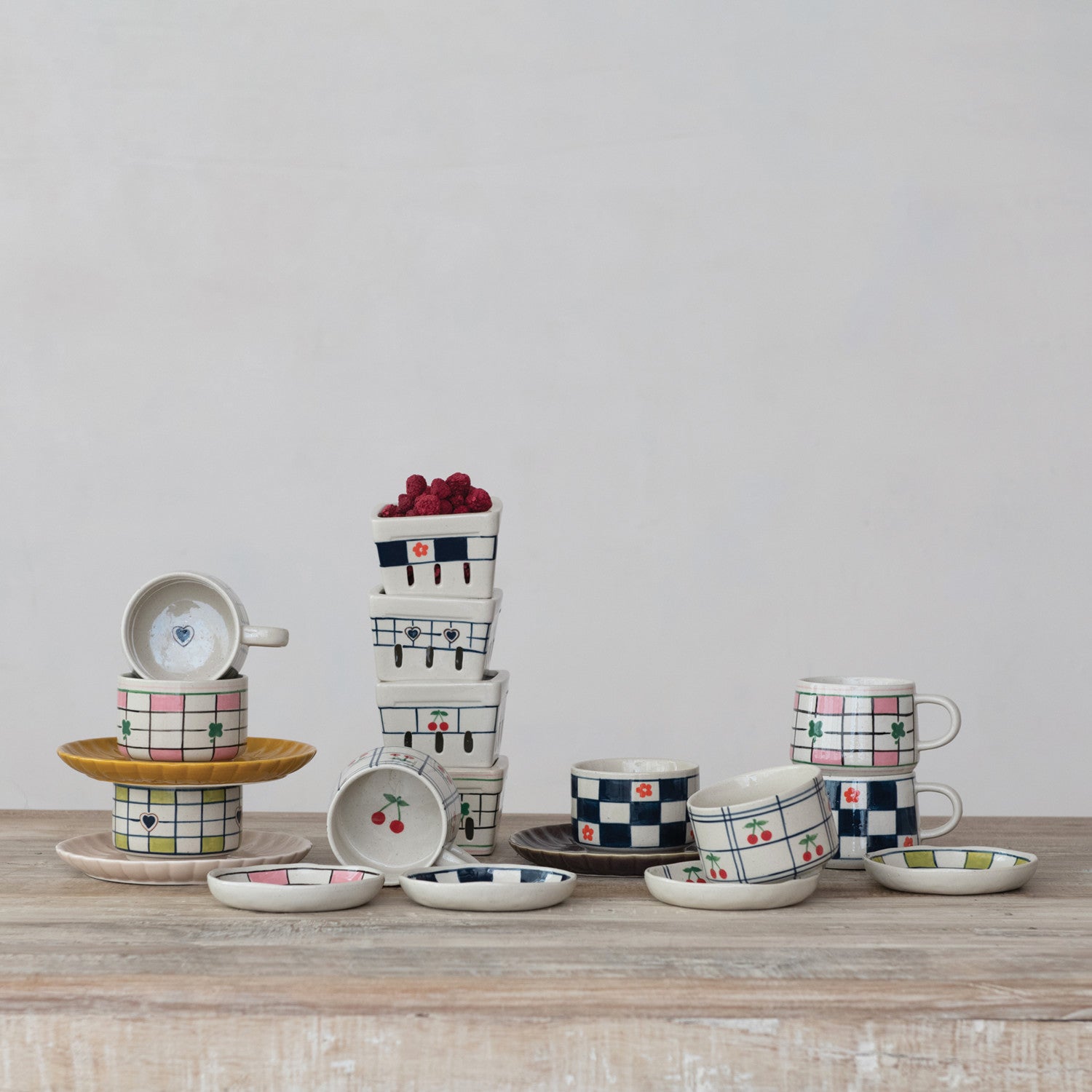Pattern Berry Basket Bowl