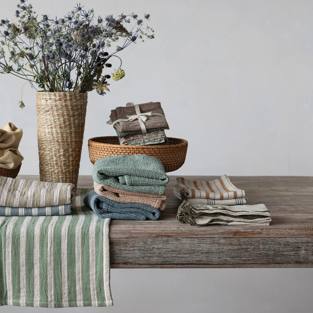 Stripes Slub Tea Towel