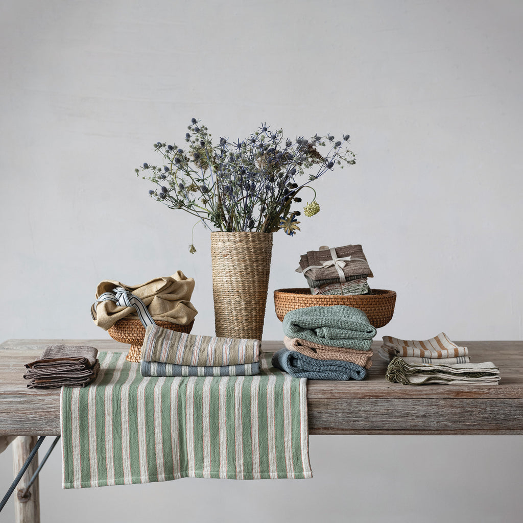 Stripes Slub Tea Towel