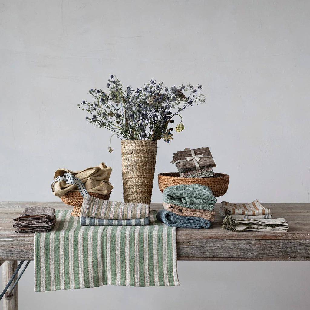 Stripes Slub Tea Towel