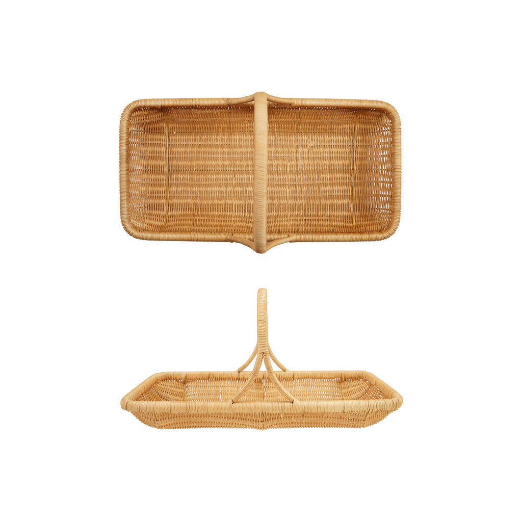 Natural Rattan Basket with Handle