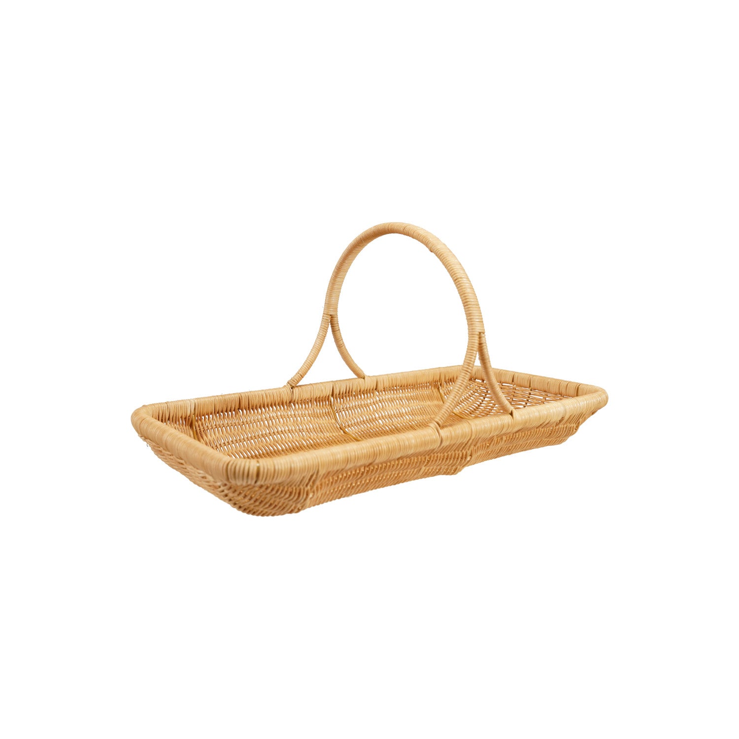 Natural Rattan Basket with Handle
