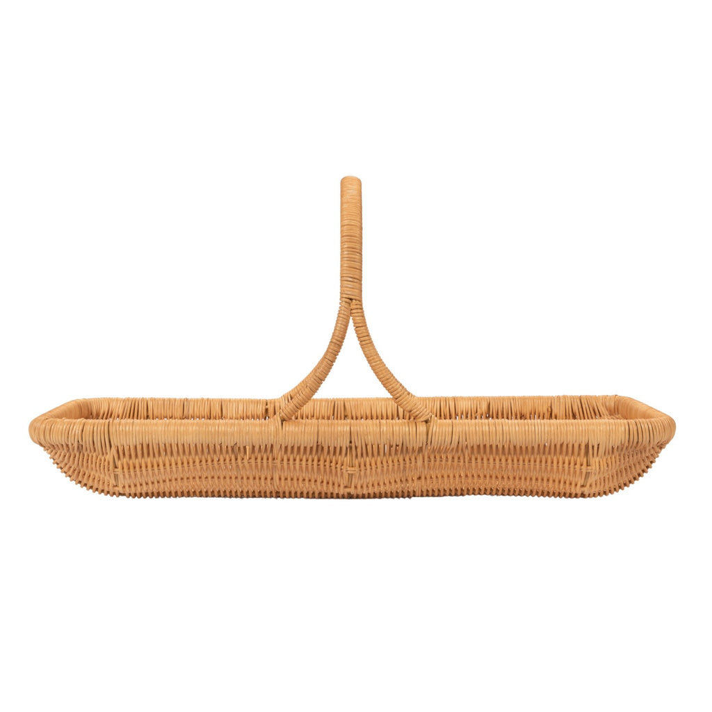 Natural Rattan Basket with Handle