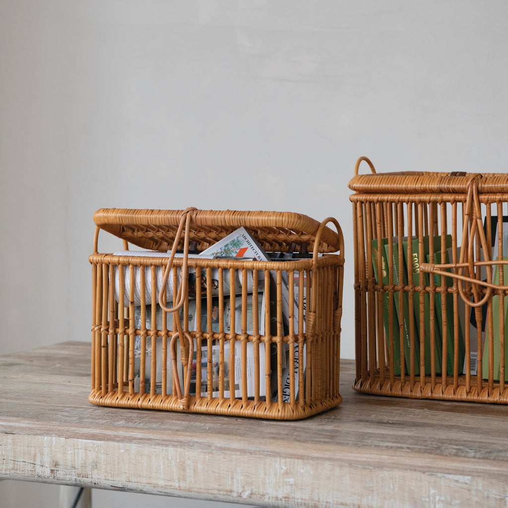 Artisan Rattan Basket