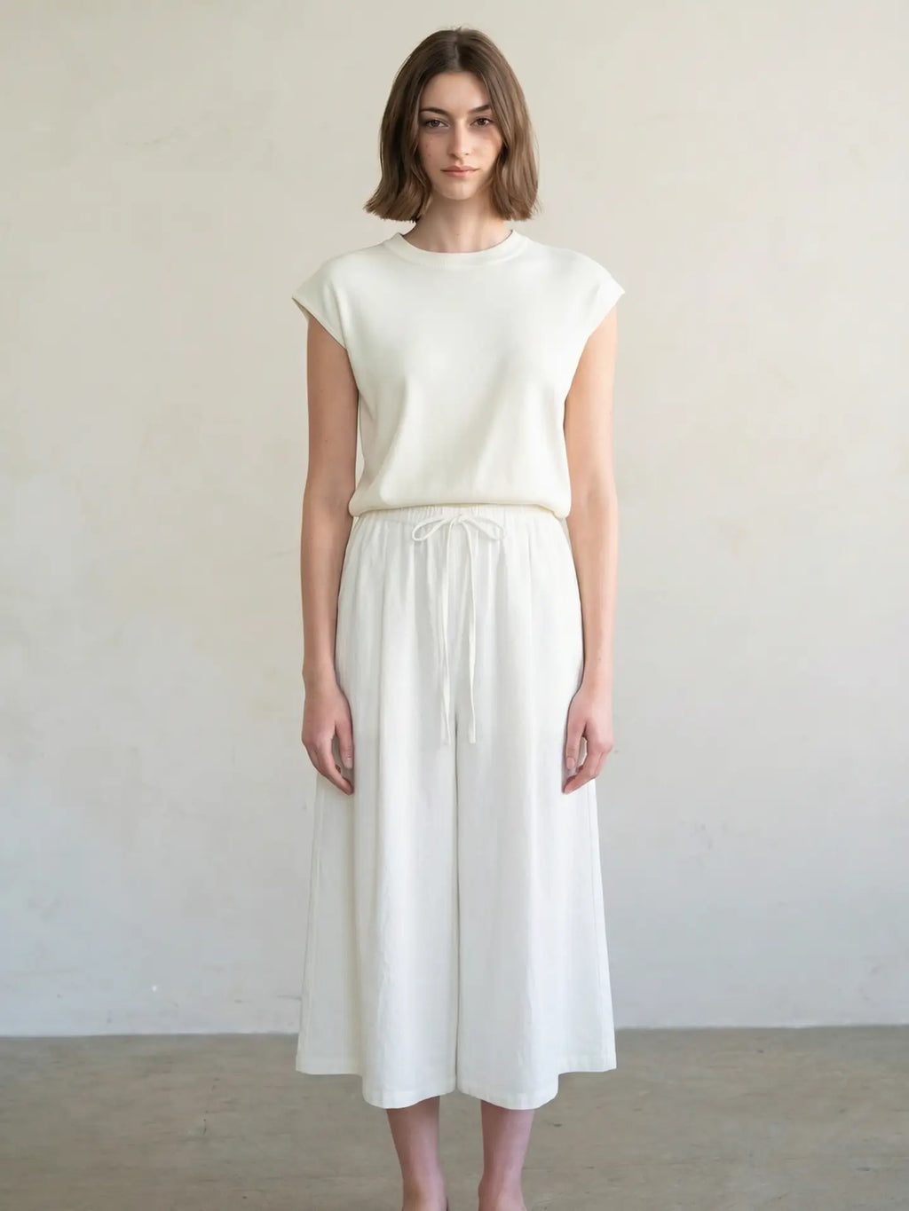 Soft Drape Culotte Pants