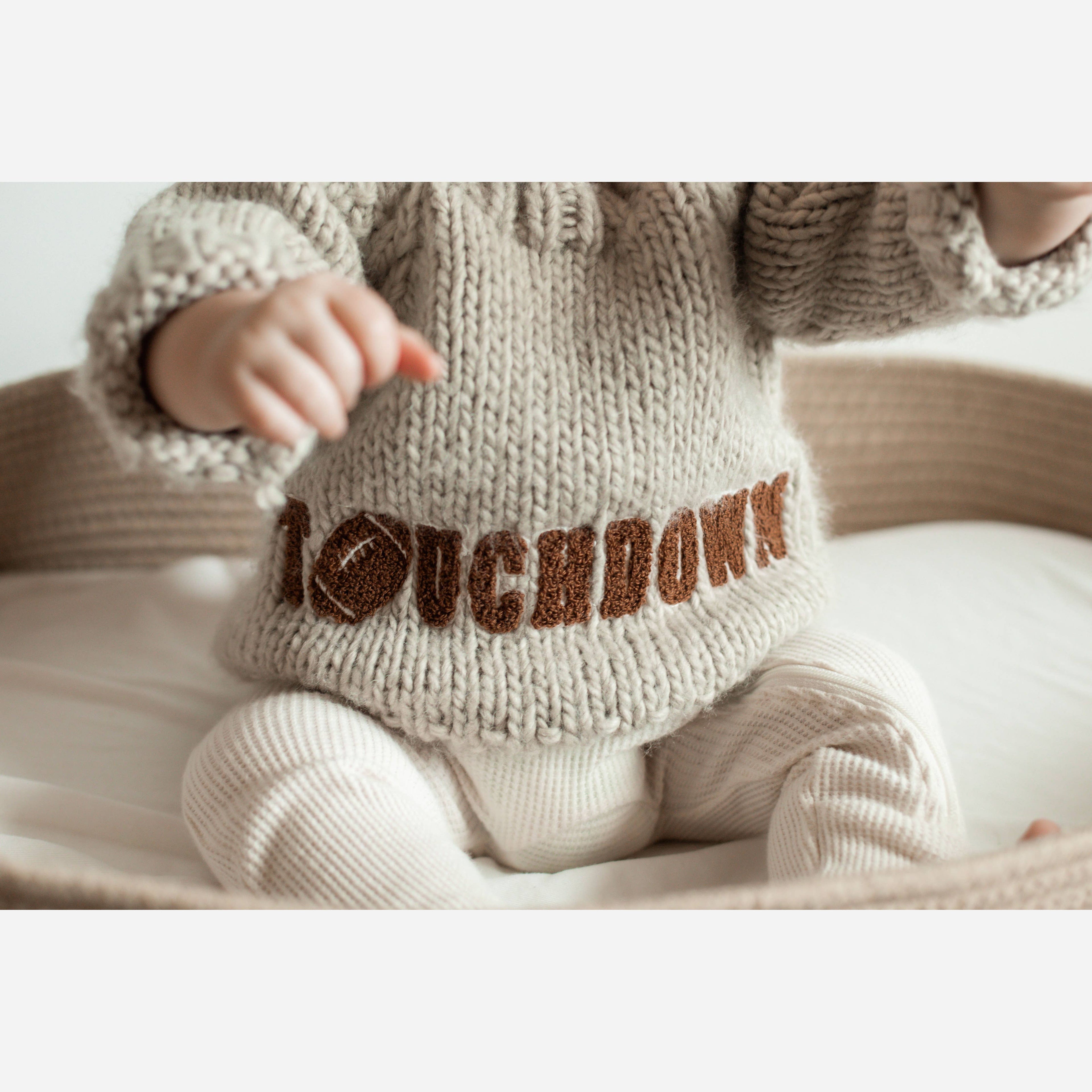 Touchdown Football Baby Sweater