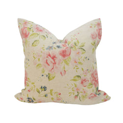 Signature Linen Multi Floral Pillow Cover