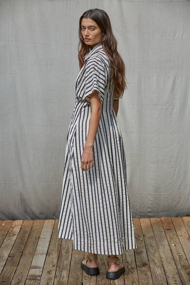 Striped Shirtdress