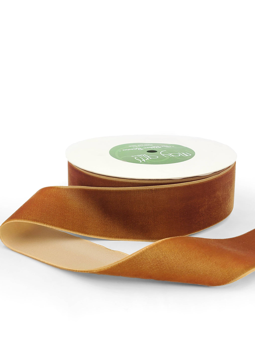 Burnt Orange Classic Woven Velvet Ribbon