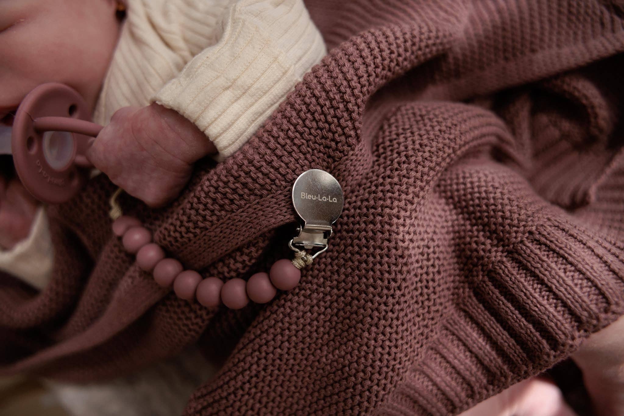 Heritage Knit Swaddle Baby Blanket