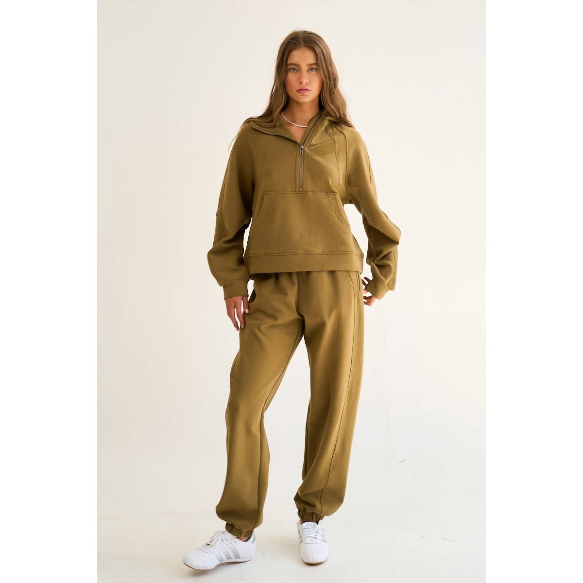 Textured Knit Jogger Pants