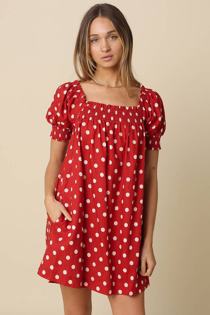 Ally Polka Dot Dress