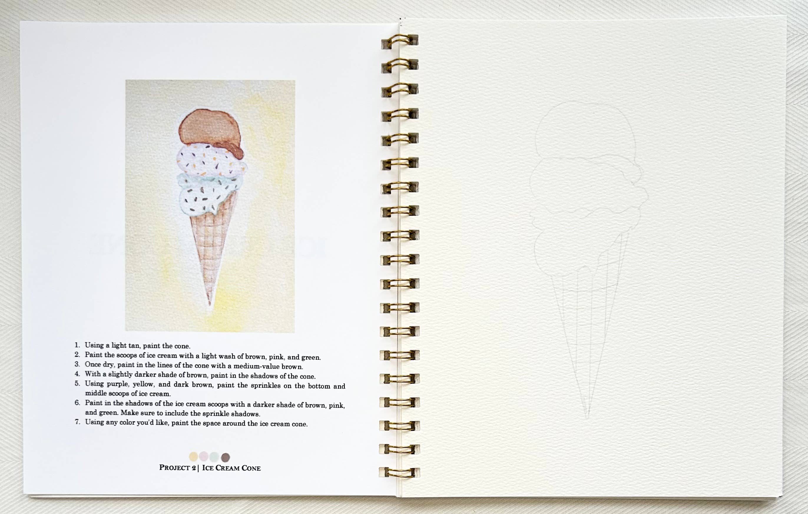 The Sweet Shop Watercolor Workbook