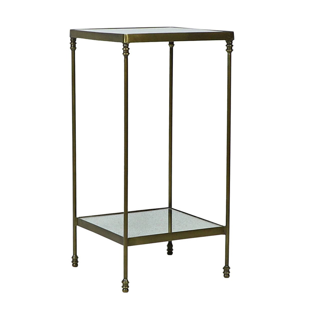 Luxe Side Table with Glass