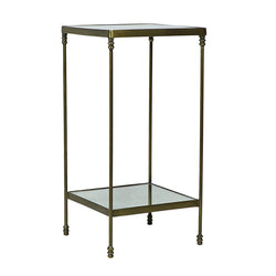 Luxe Side Table with Glass