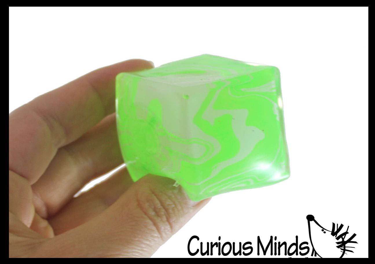 Marbled Sugar Ice Cube Stretch Ball