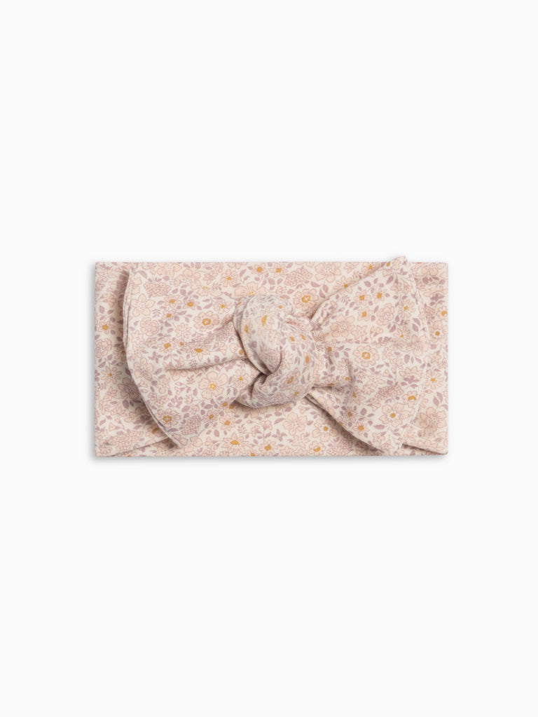 Hattie Bow Wrap in Primrose / Fog + Shell