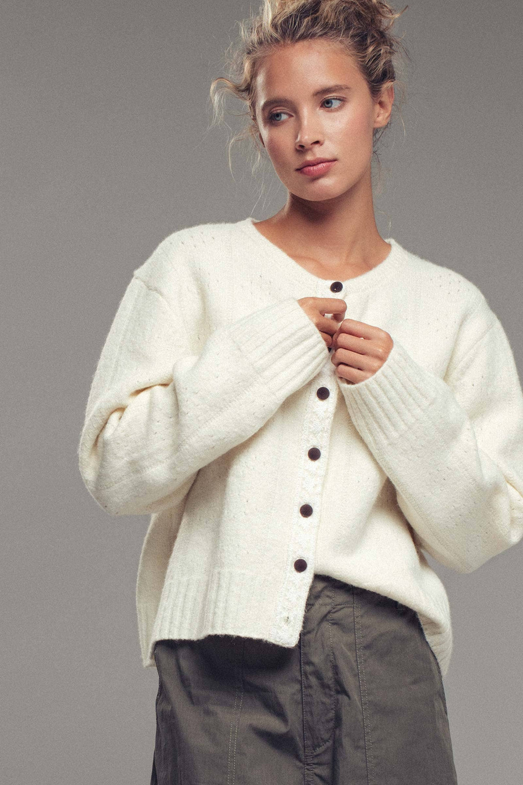 Lace Trim Cardigan